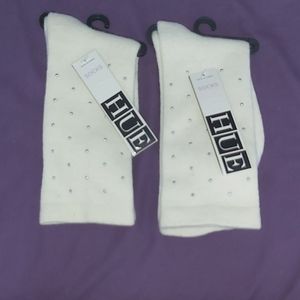 HUE socks with stud detailing (bundle of 2)